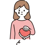 Woman With No Money In Her Wallet SVG Icon